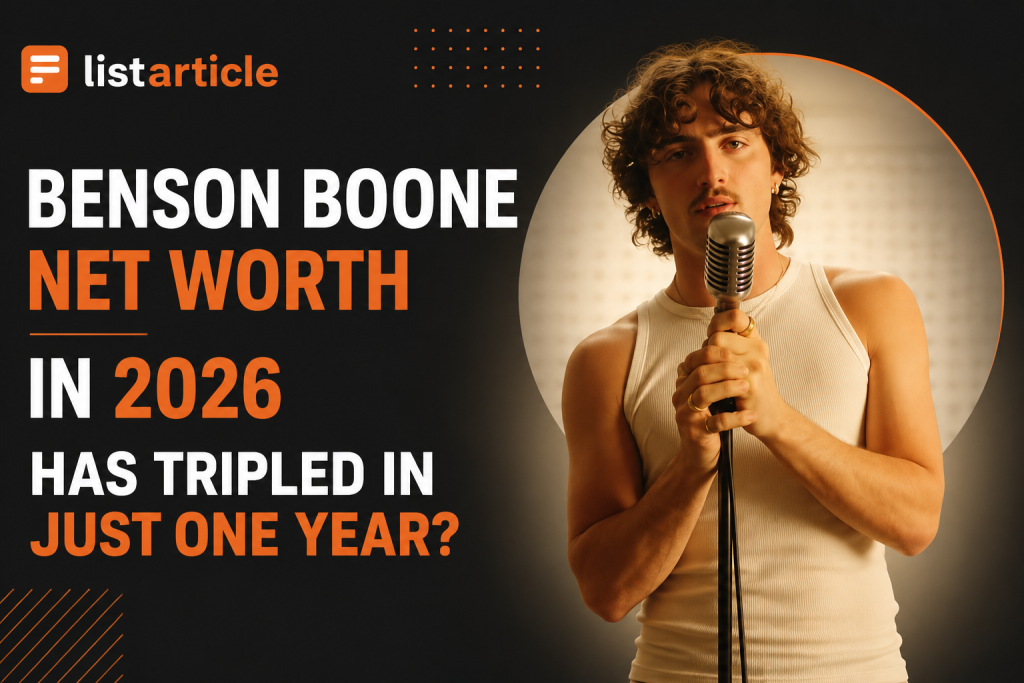 Benson Boone Net Worth in 2026 Has Tripled in Just One Year
