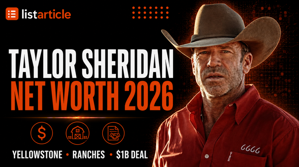 Taylor Sheridan Net Worth 2026: Yellowstone Earnings, Ranches and the $1 Billion NBCUniversal Deal