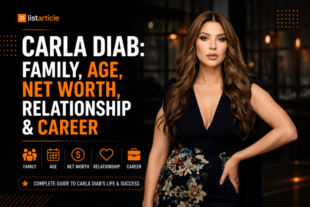 Carla Diab: Family, Age, Net Worth, Relationship & Career